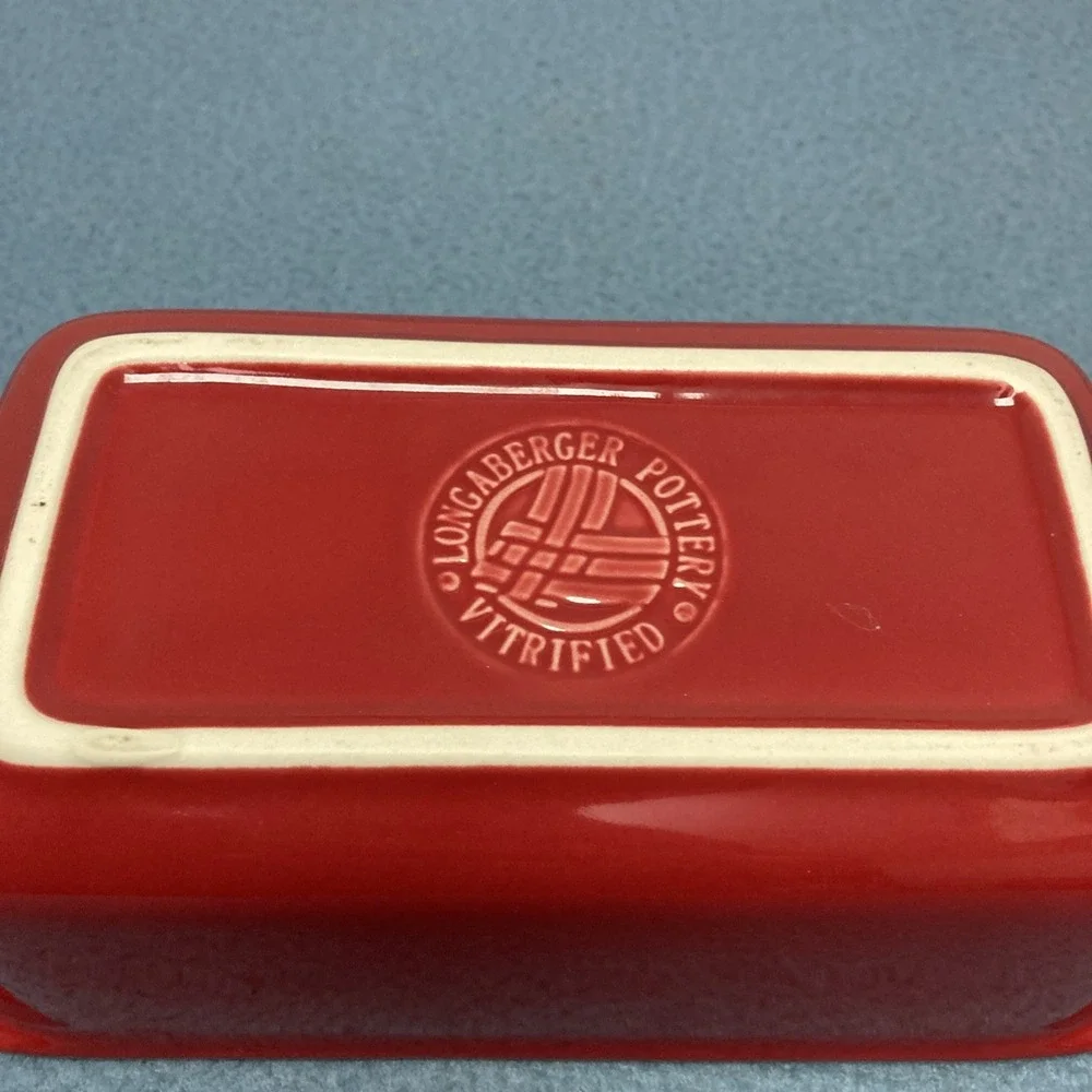 Longaberger Pottery Woven Traditions Paprika 8